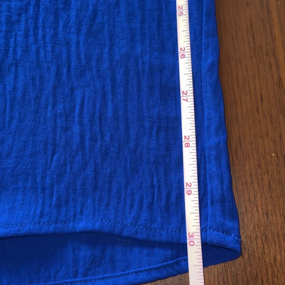 Susan Graver Electric Blue Wide-Leg Pants - Picture 4 of 14